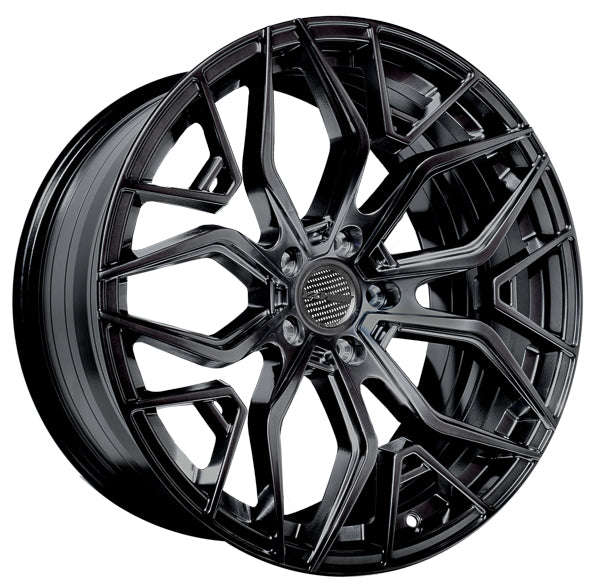 19" Evolution Racing Sofia 5/120 8.5J ET35 CB72.56 Matt Black Wheels