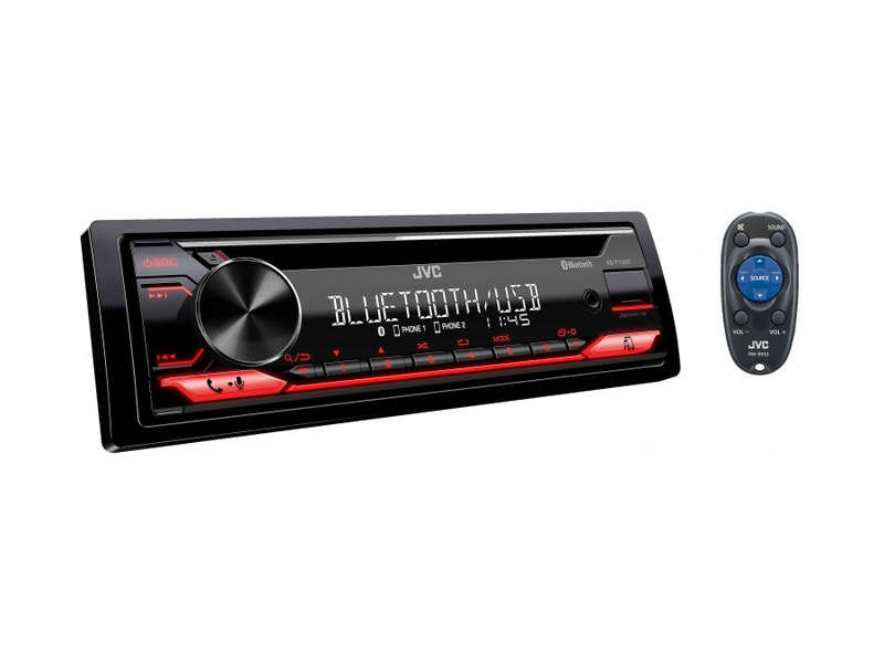 JVC KD-T712BT Mp3 Cd Receiver with USB & Bluetooth - Car Audio