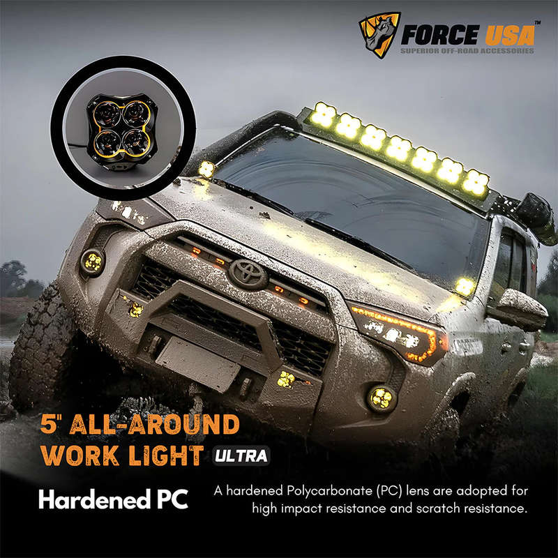 Force USA Ultra 5" Pod Light (Pair)