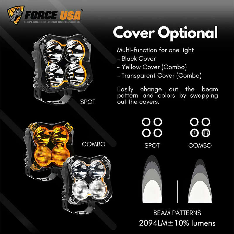 Force USA Ultra 5" Pod Light (Pair)