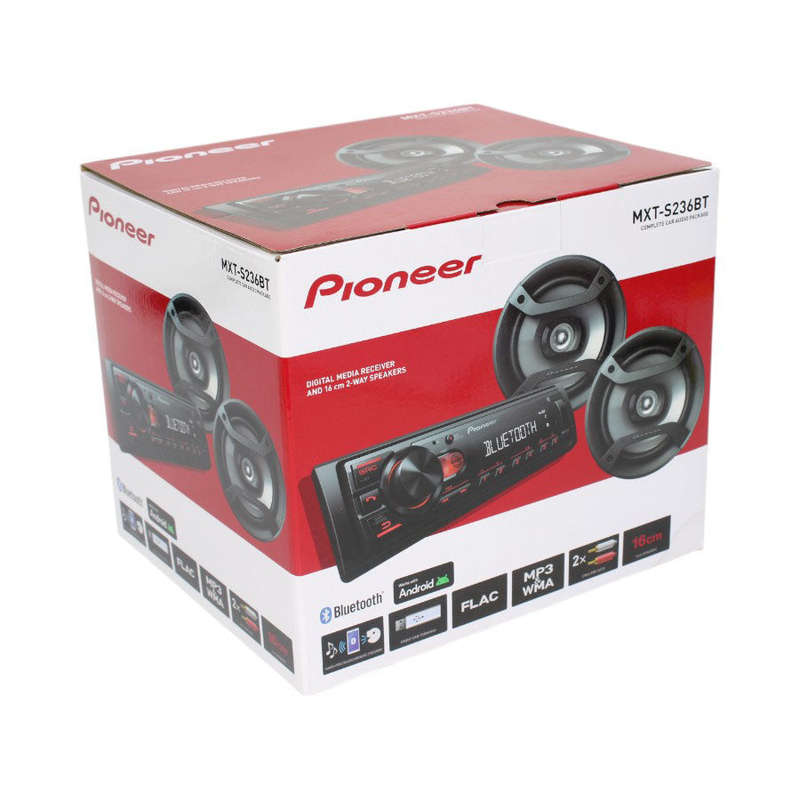 Pioneer MXT-S236BT - Car Audio Combo (Grid Combo)