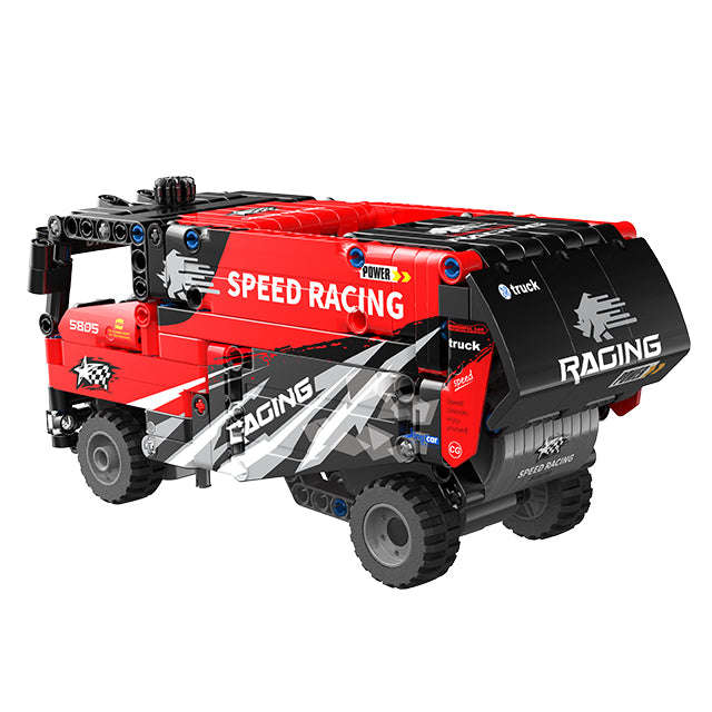 Cogo Tech-Storm Red Heavy Pull Back Truck