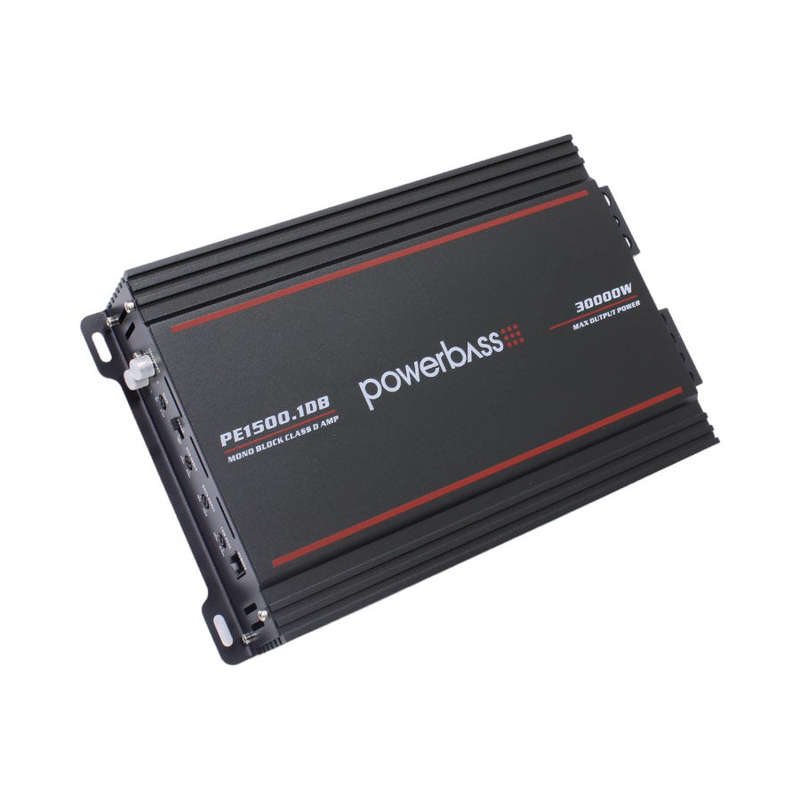 Powerbass PE1500.1DB 30000w 1500rms Monoblock Amplifier - Car Audio