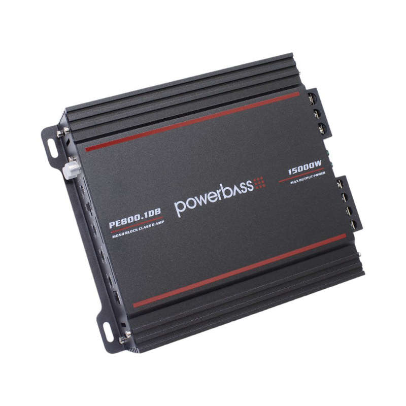 Powerbass PE800.1DB 15000w Monoblock Class D Amplifier - Car Audio
