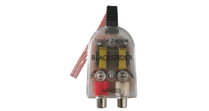 BlackSpider MFN103 High To Low Converter - Car Audio