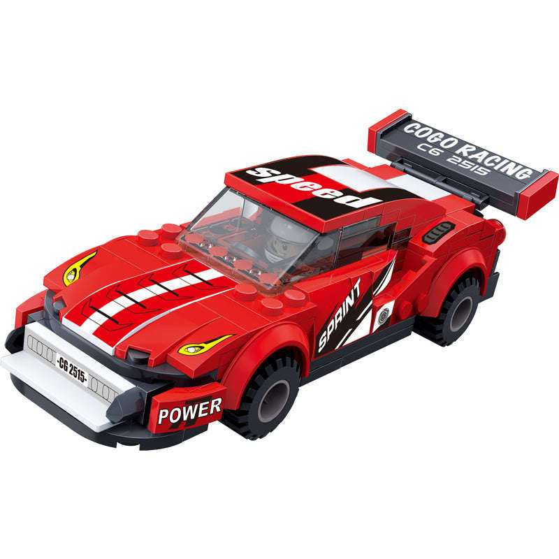 Cogo Speed Crossing Red Pull Back Racing Car