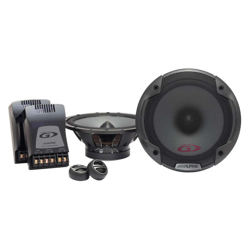 Alpine SPG-17CS 6.5" 280W Component Speakers - Car Audio