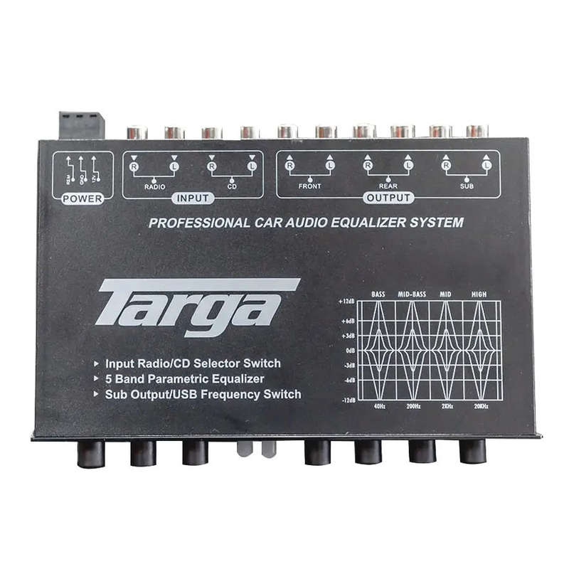 Targa TAG-6Q 5-Band Equalizer - Car Audio
