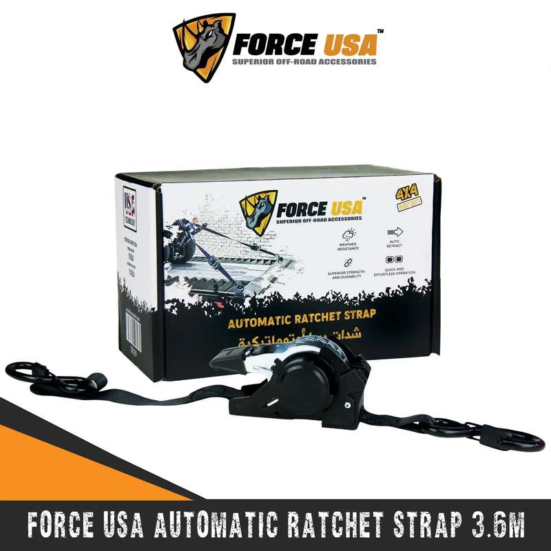Force USA Automatic Ratchet Strap 3.6M