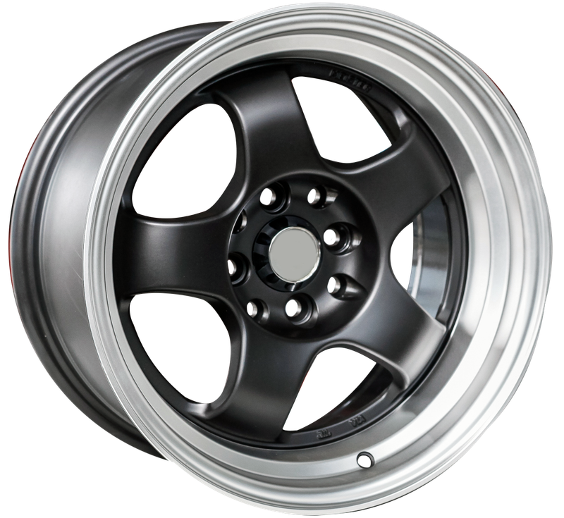 15" Evolution Racing  Venom 8/100/114 8.25J ET0 CH73.1 Matt Black/Ml Wheels
