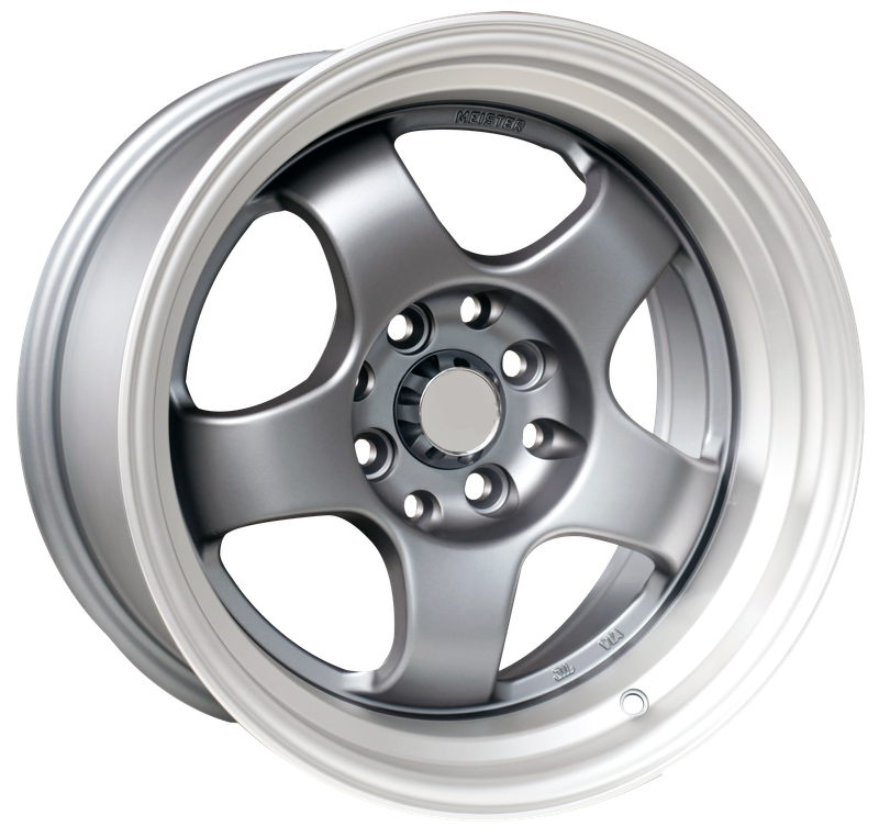 15" Evolution Racing  Venom 8/100/114 8.25J ET0 CH73.1 Matt Grey/Ml Wheels