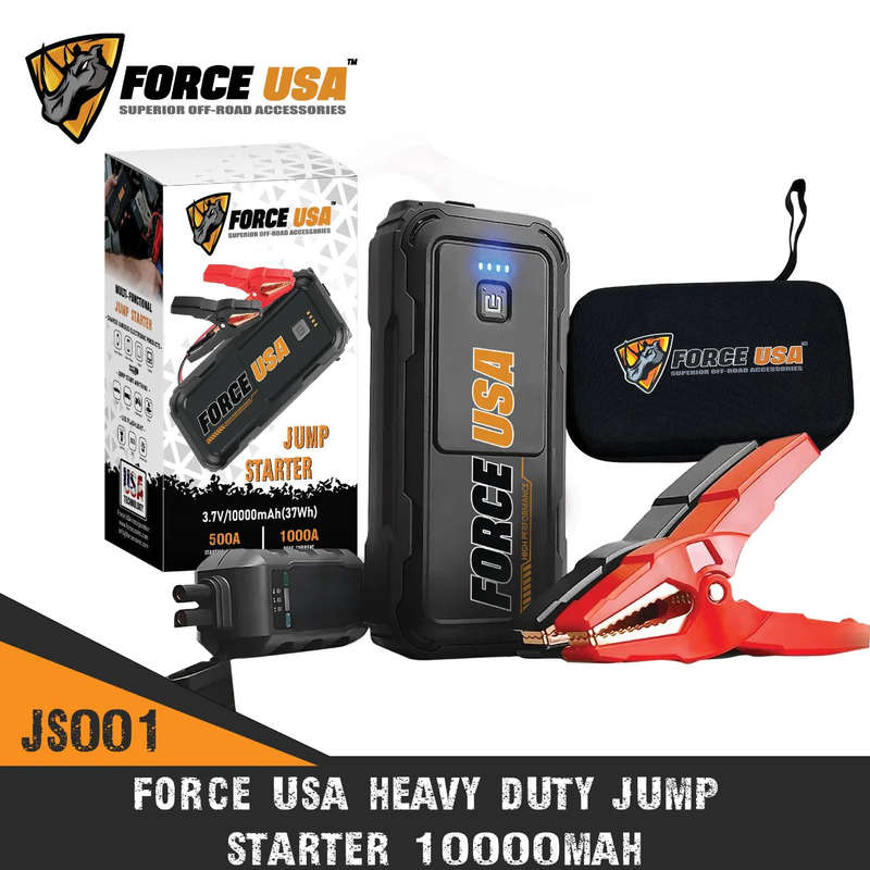 Force USA Heavy Duty Jump Starter 10000mAH