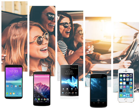 Connect up to 5 phones at once
