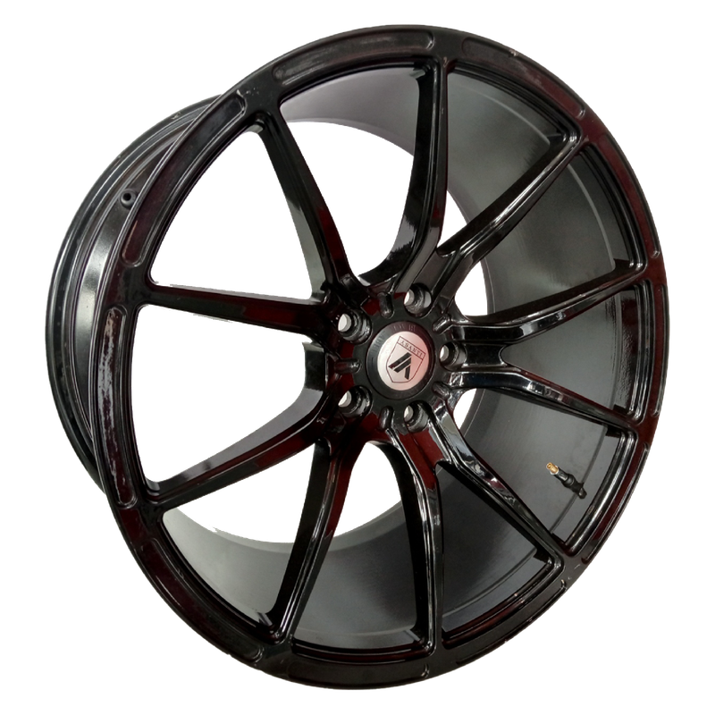 20" Asanti 5/150 10.5J ET38 Gloss Black Wheels