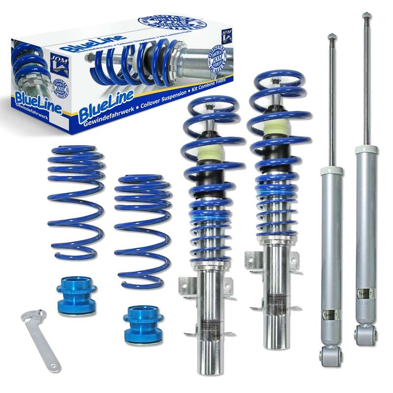 JOM Blue Line Coilover Suspension Kit - VW Polo 9N