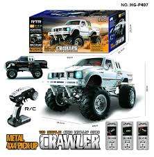 Black Metal RC Pickup Truck 4X4