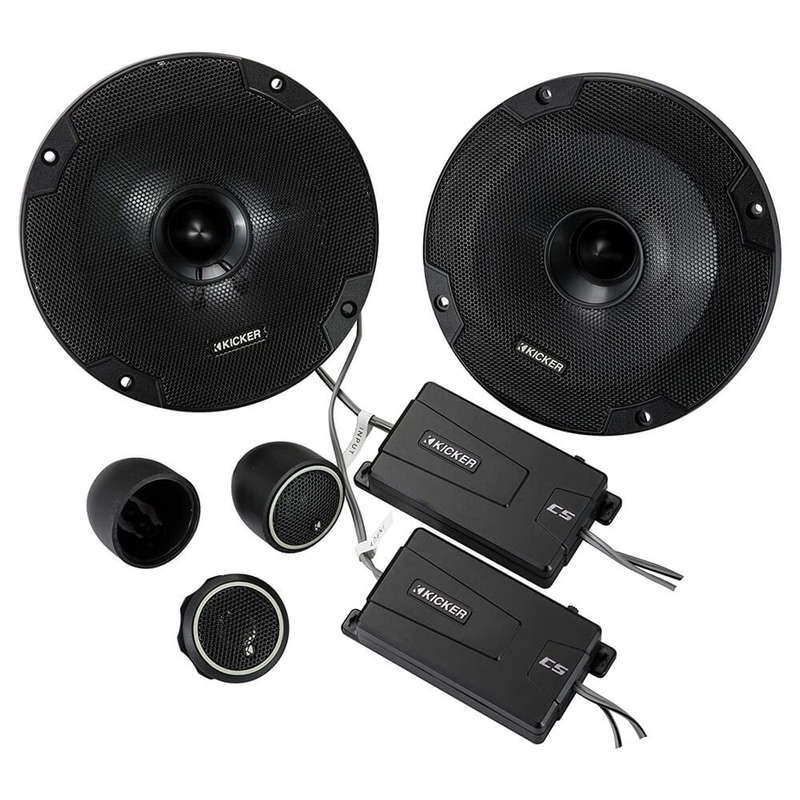 Kicker 46CSS654 6.5" Component Speakers - Car Audio