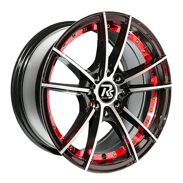15" Evolution Racing Canberra 8/100/114 7J ET30 CB73 BKMR+RU Wheels