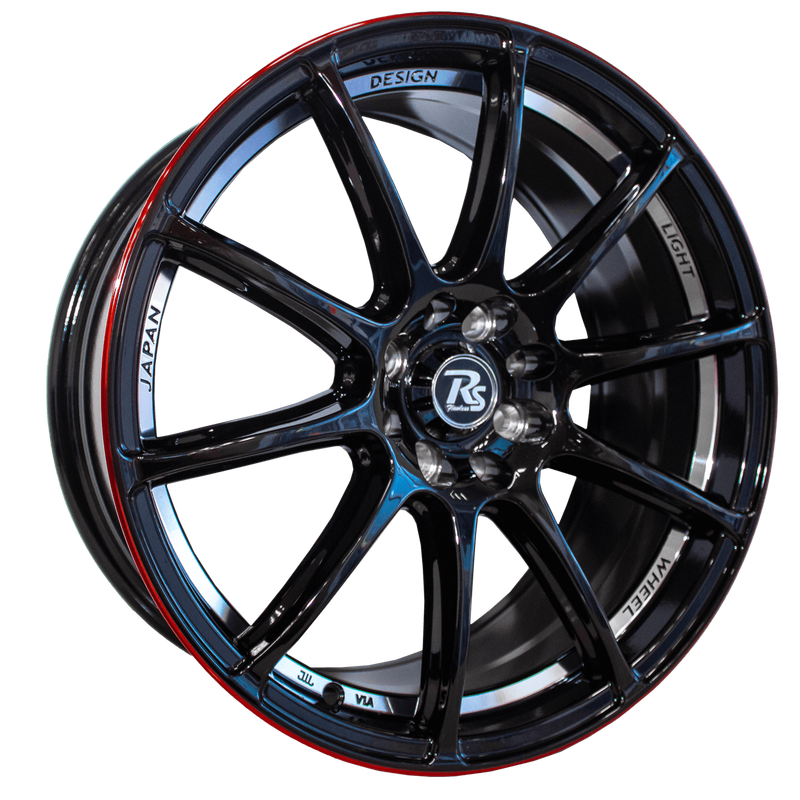 15" RS Flawless 129015 8/100/114 7J ET35 Wheels