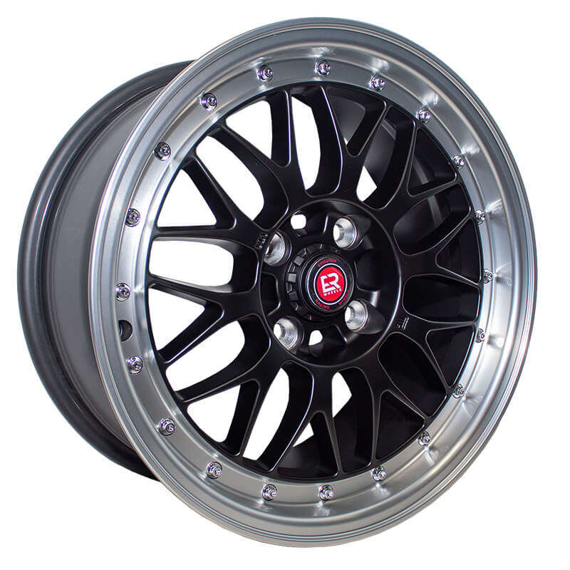 15" Evolution Racing Barbados 4/100 7.5J ET35 MBML Wheels