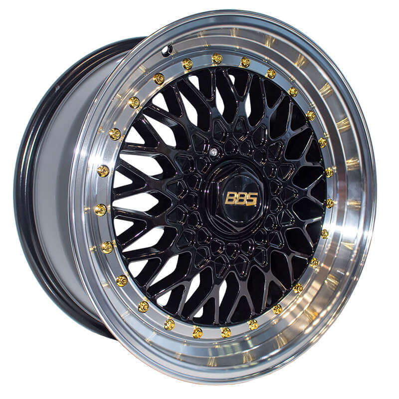 17" RS Flawless Super 9/100 7.5J ET35 BBS Style Wheels