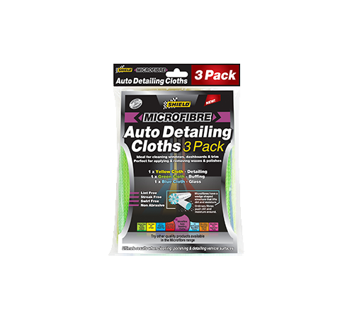 Shield Auto Detailing Cloths (3pack)