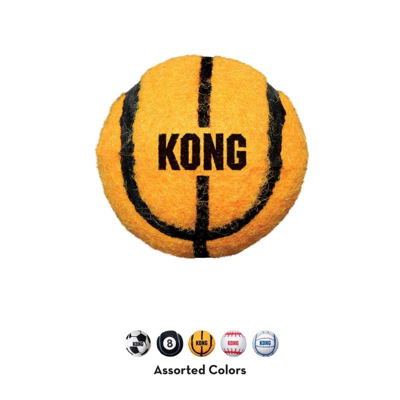 KONG Sport Tennis Balls Assorted Colour - Medium