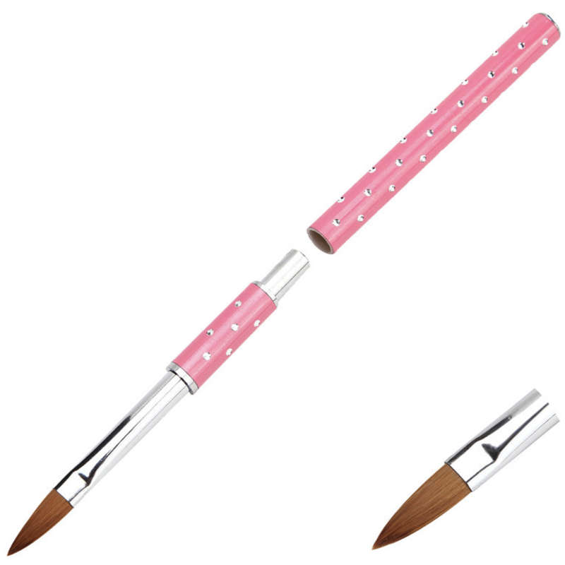 Acrylic Brush - Pink Stem with Ringtones - Single