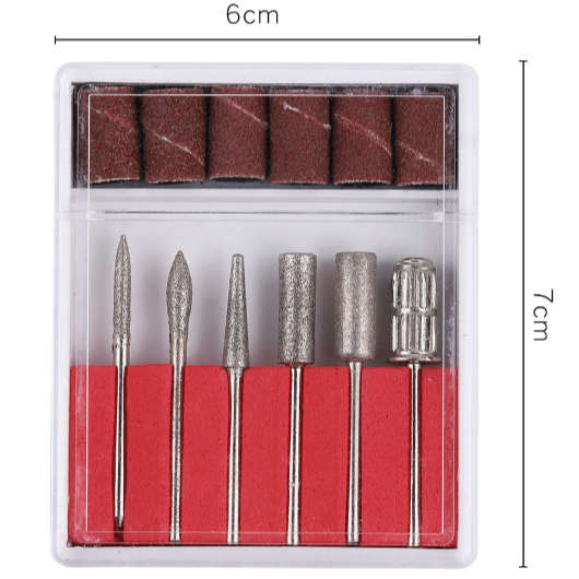 Electric Nail File/Drill Bit Set