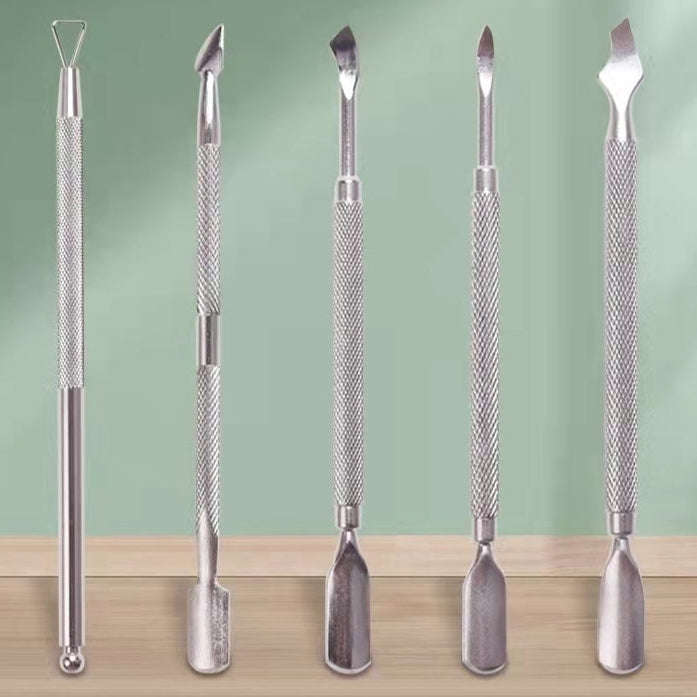 Big Stainless Steel Double Side - Cuticle Pusher / Scoop