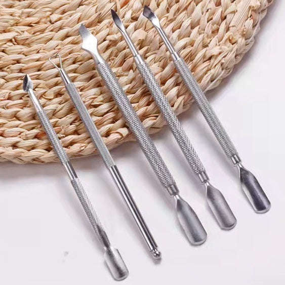 Big Stainless Steel Double Side - Cuticle Pusher / Scoop