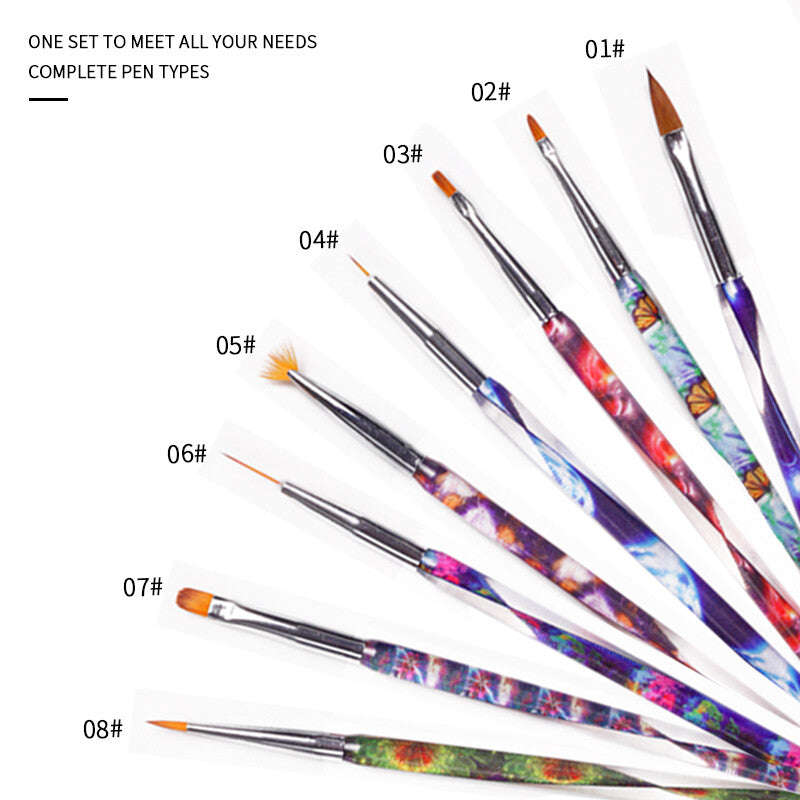 Nail Art Brush - Mixed Styles
