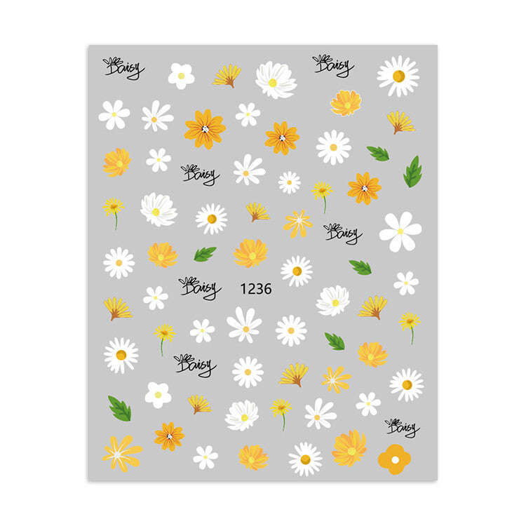 Nail Sticker - 1236 - Flowers