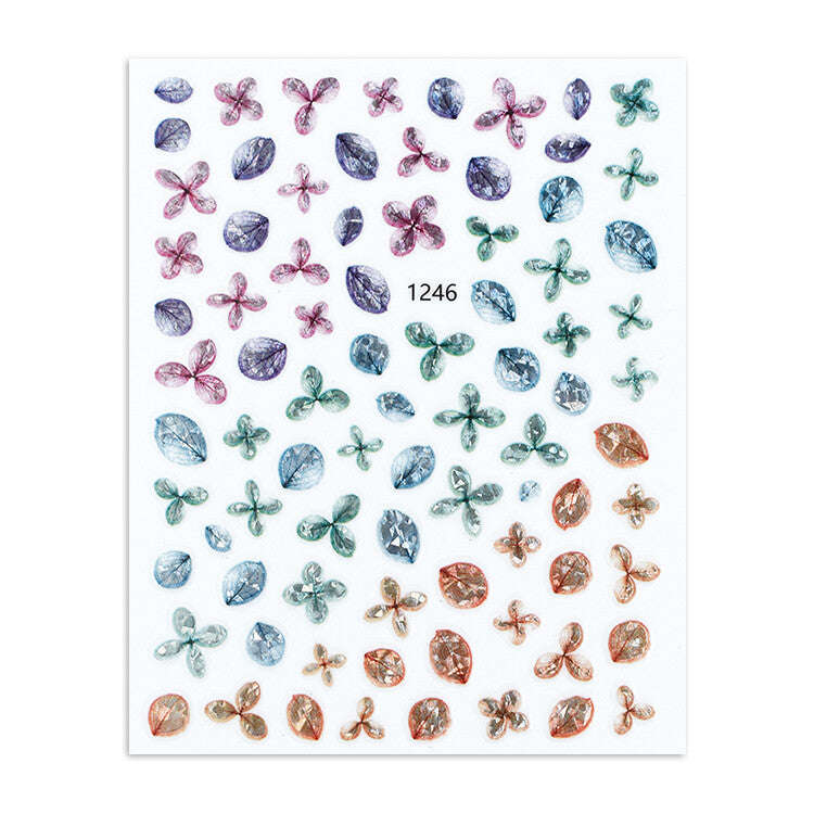 Nail Sticker - 1246 - Flowers