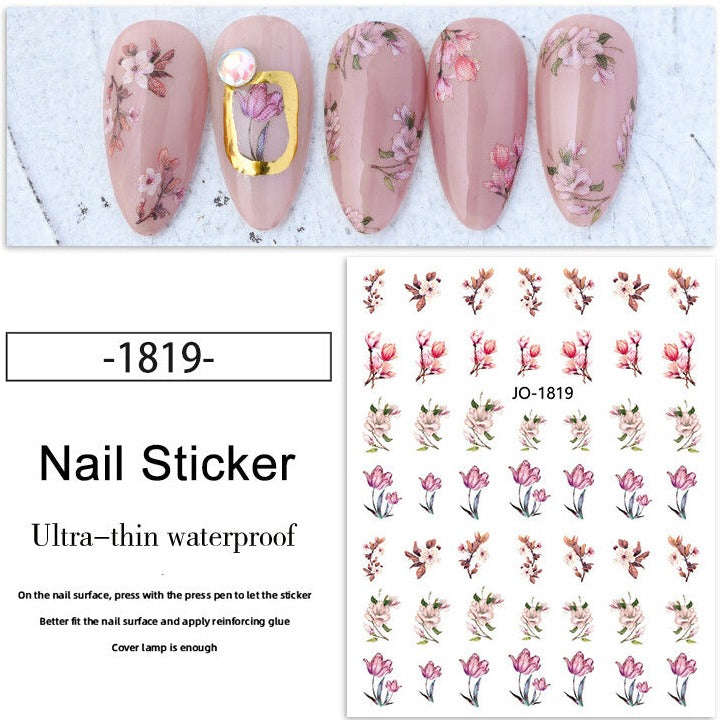 Nail Sticker - 1819 - Flowers