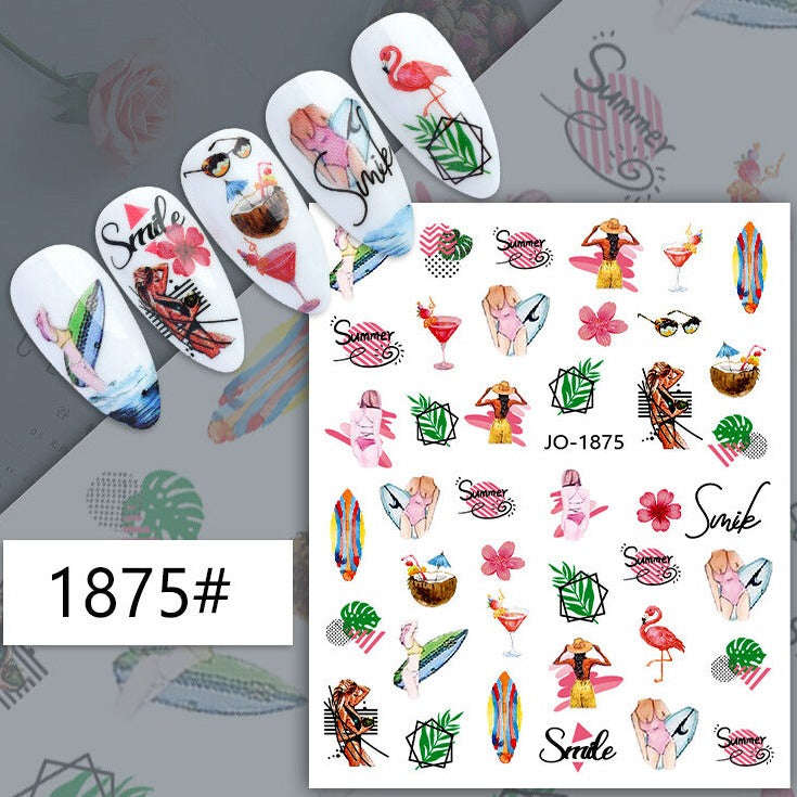 Nail Sticker - 1875 - Summer