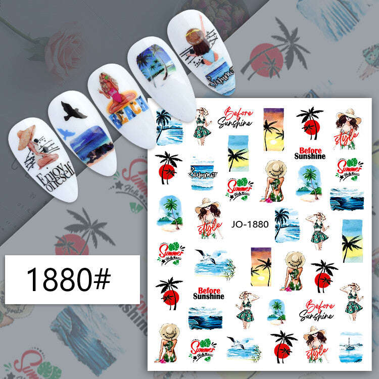 Nail Sticker - 1880 - Summer