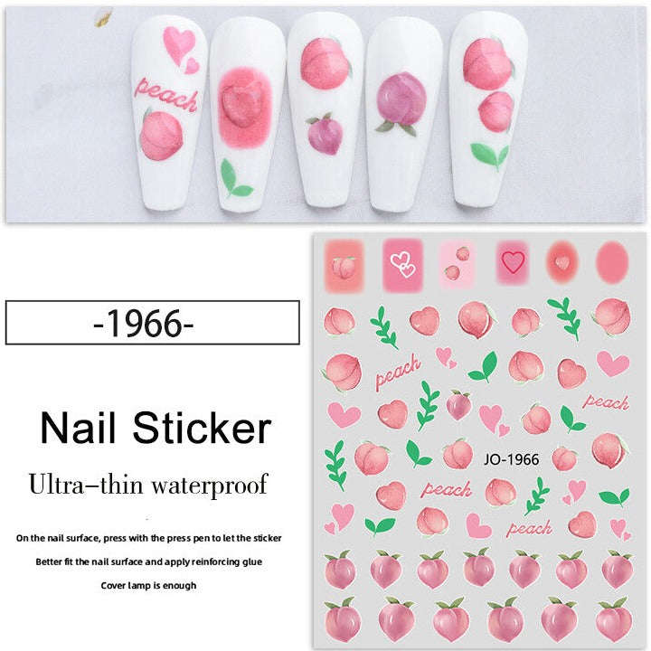 Nail Sticker - 1966 - Peaches