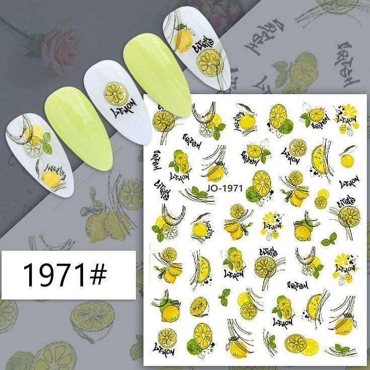 Nail Sticker - 1971 - Lemons