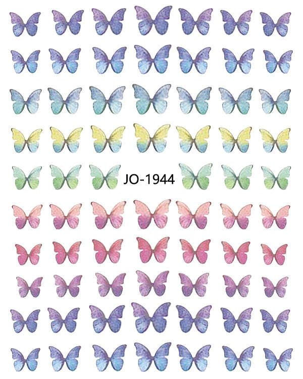 Nail Sticker - 1944 - Butterflies