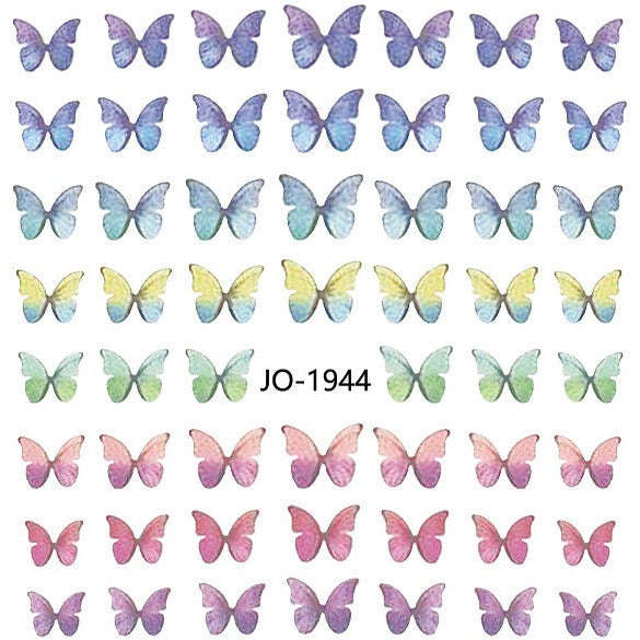 Nail Sticker - 1944 - Butterflies