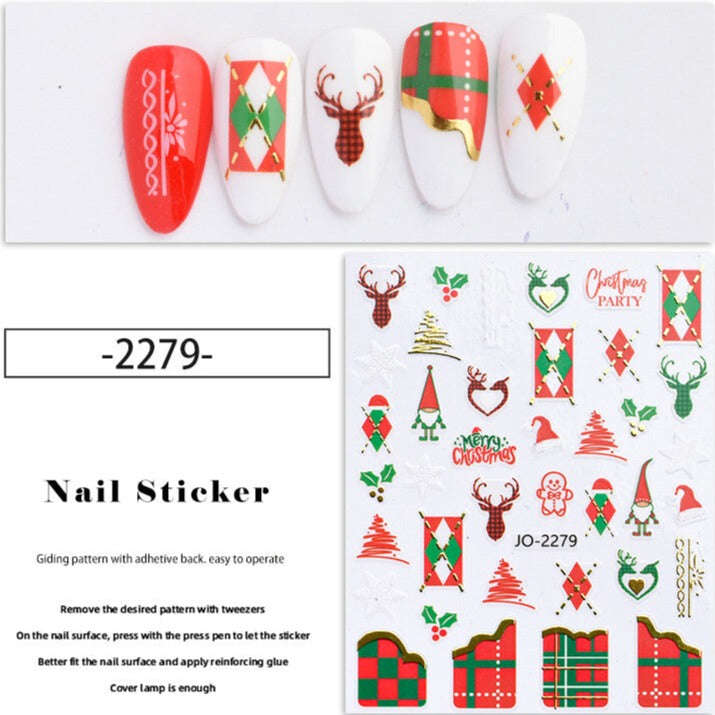 Nail Sticker - 2279 - Christmas