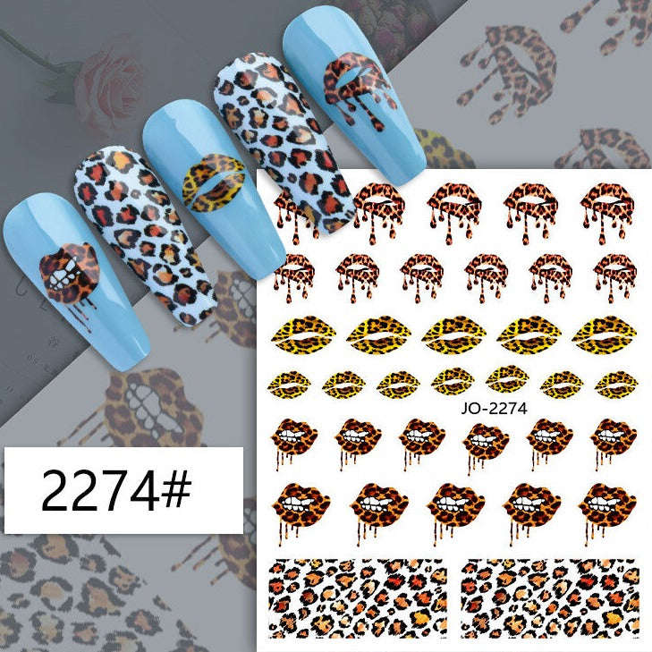 Nail Sticker - 2274 - Lips