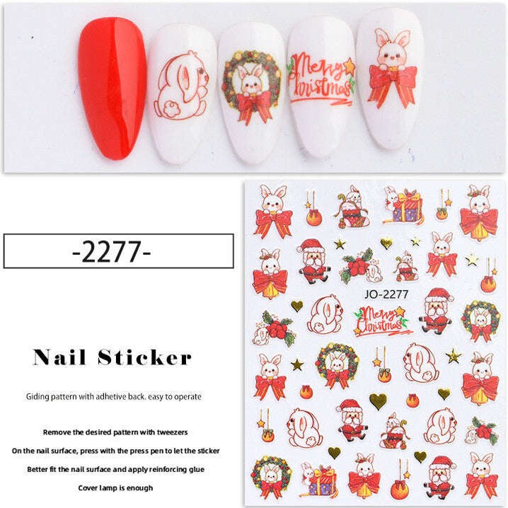 Nail Sticker - 2277 - Christmas