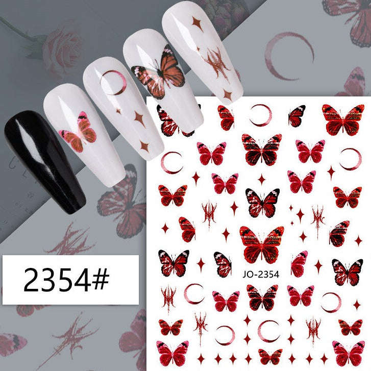 Nail Sticker - 2354 - Butterfly