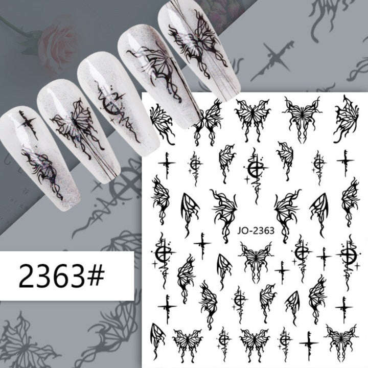 Nail Sticker - 2363 -Butterfly