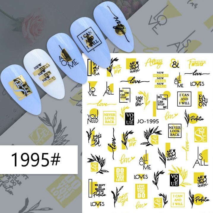 Nail Sticker - 1995 - Positive Phrases