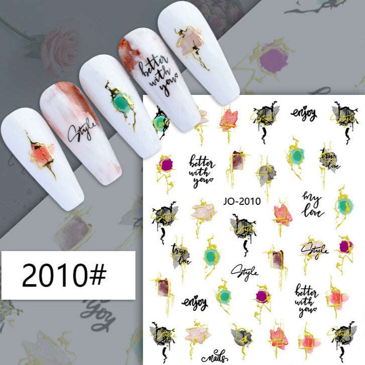 Nail Sticker - 2010 - Phrases