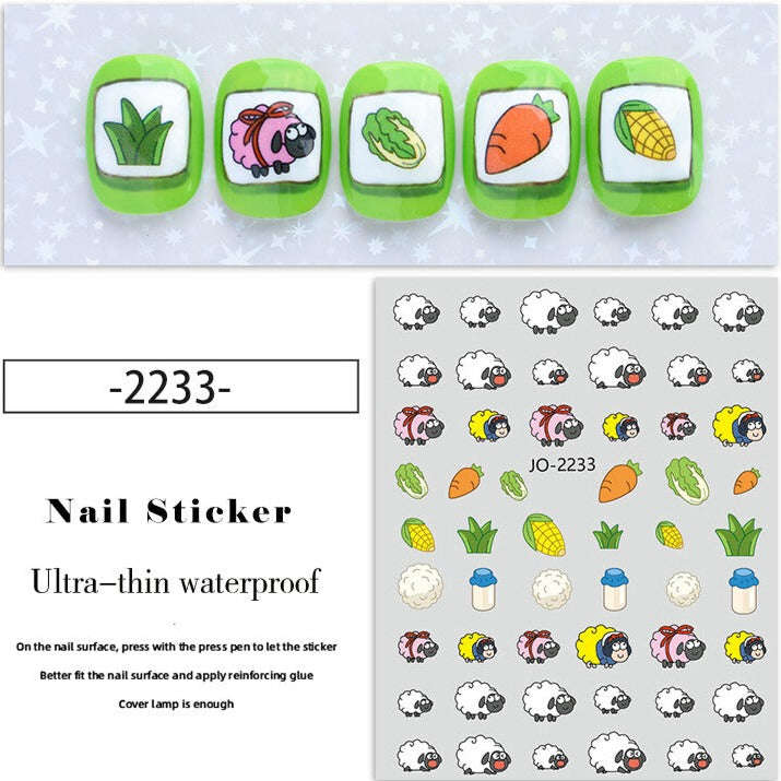 Nail Sticker - 2233 - Sheep