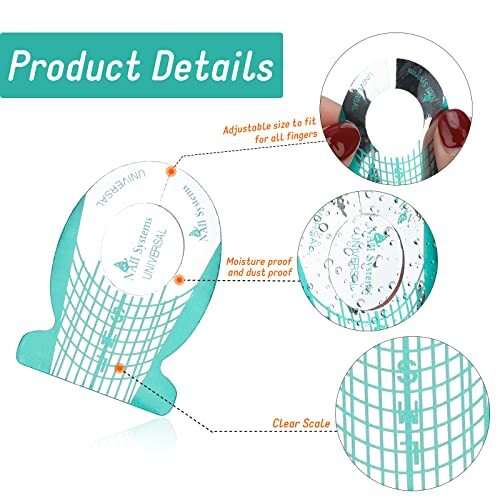Nail Forms Tip Sculpting Guide Stickers - QZ06 - 500pcs Roll